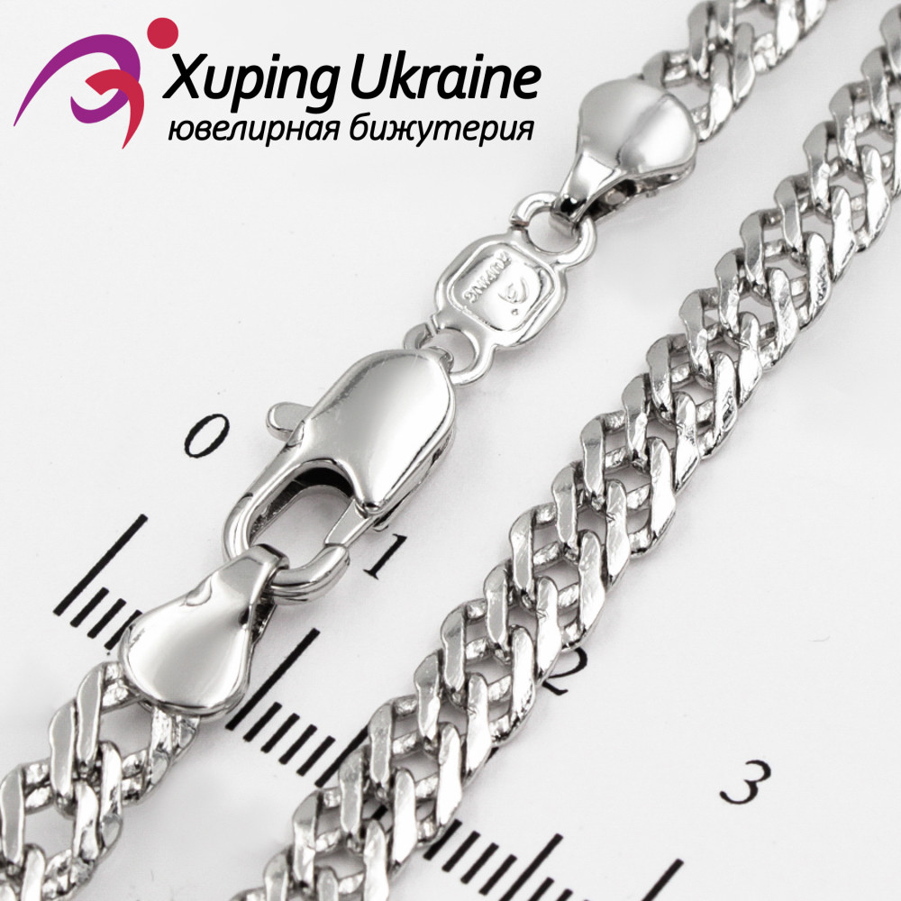 Ланцюжок родіум "ромби" 0,5/50 см, фото 1