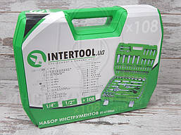Набір інструментів Intertool ET-6108SP (108 предметів), фото 2