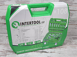 Набір інструментів Intertool ET-6108SP (108 предметів), фото 3
