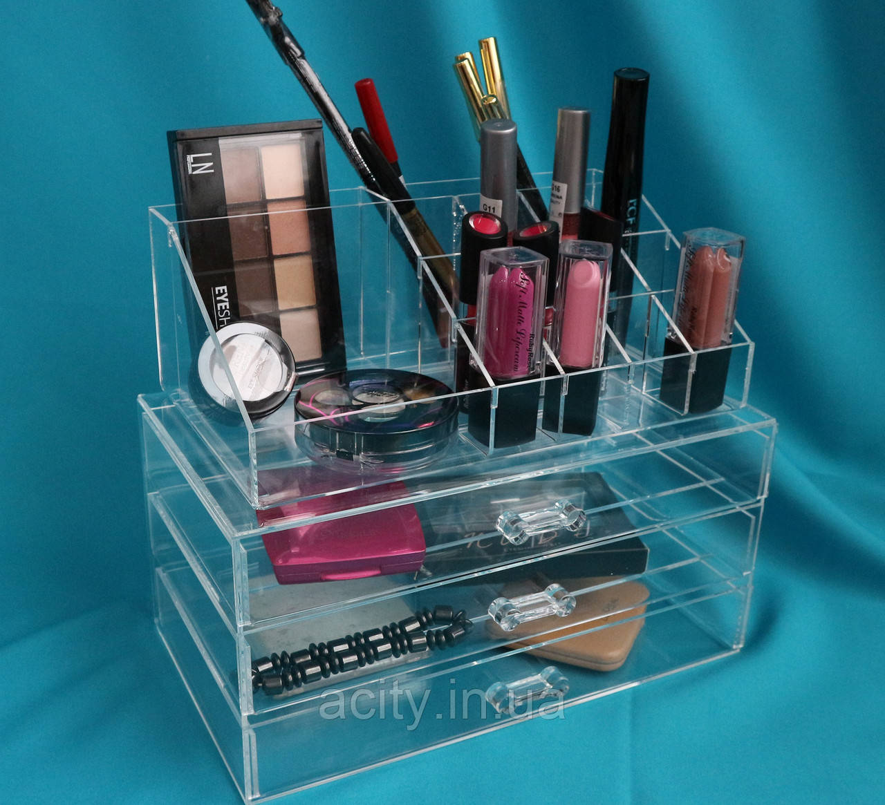Акриловый органайзер для косметики Cosmetic Organizer: продажа, цена в ...