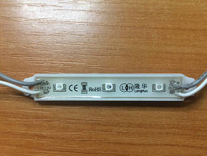 Світлодіодний модуль SMD 3528-3Y 120* жовтийIP65 Код.57579, фото 2