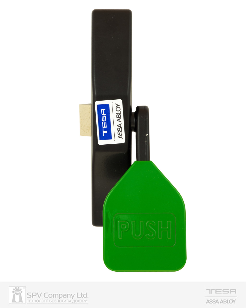 Замок TESA для запасного виходу накладний TP91008 NV N: black (RAL 9005)/ V: green (RAL 6002) 1 Locking 8мм