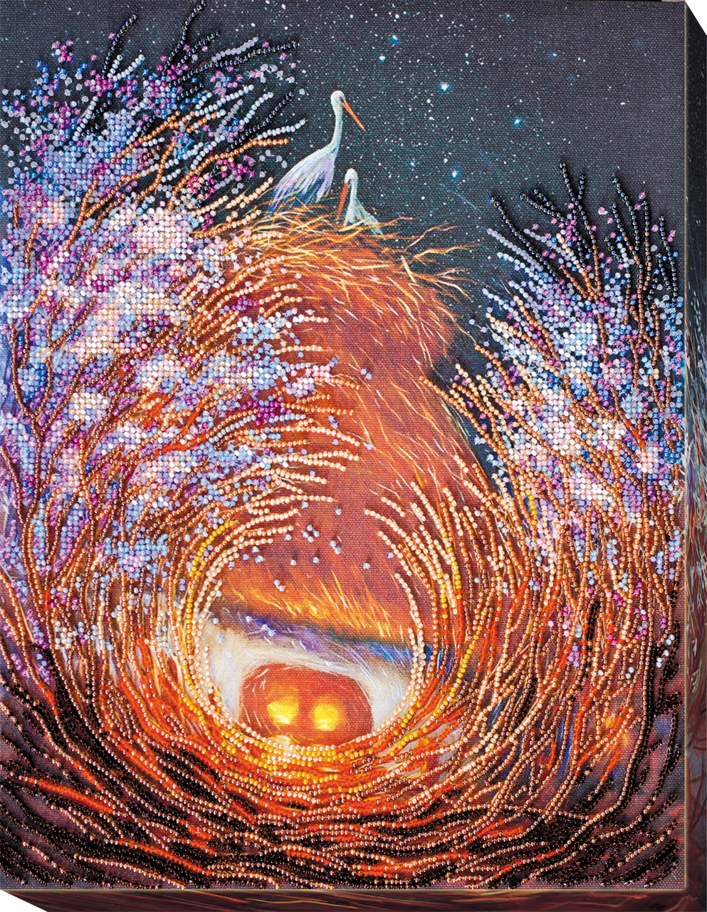 Набір для вишивки бісером Гніздечко (27 х 35 см) Абрис Арт AB-608, фото 1