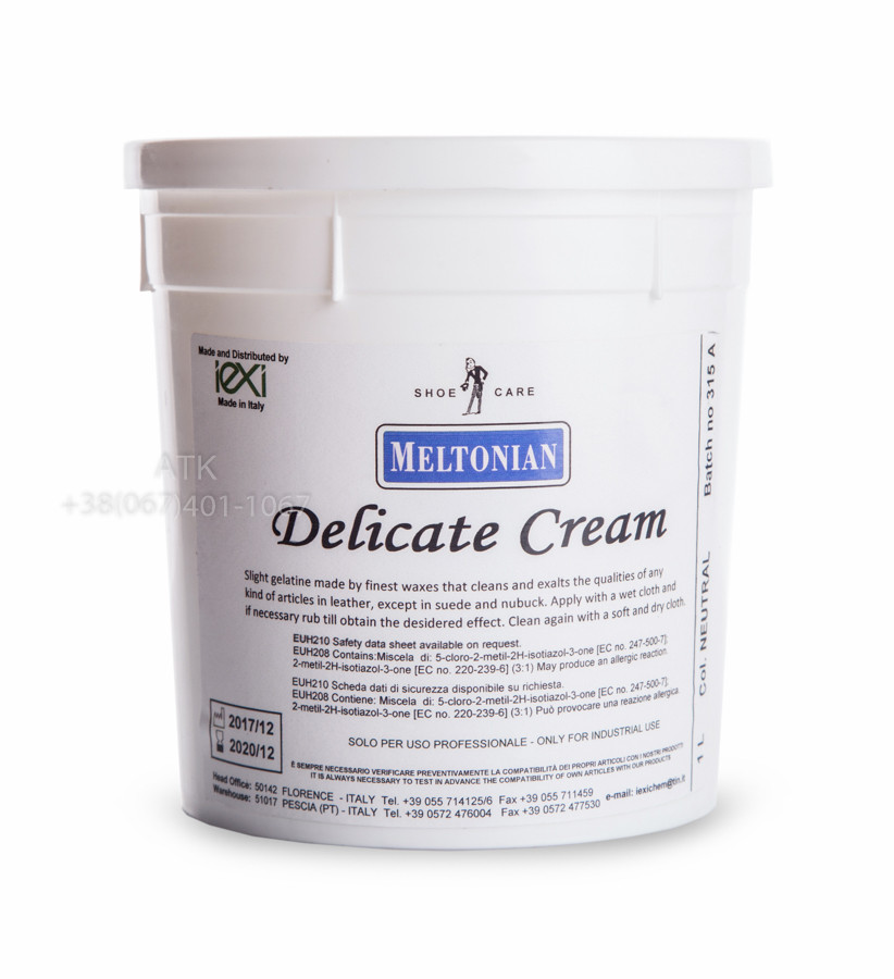 Крем лосьйон для виробів із натуральної шкіри Delicate Cream, 1л