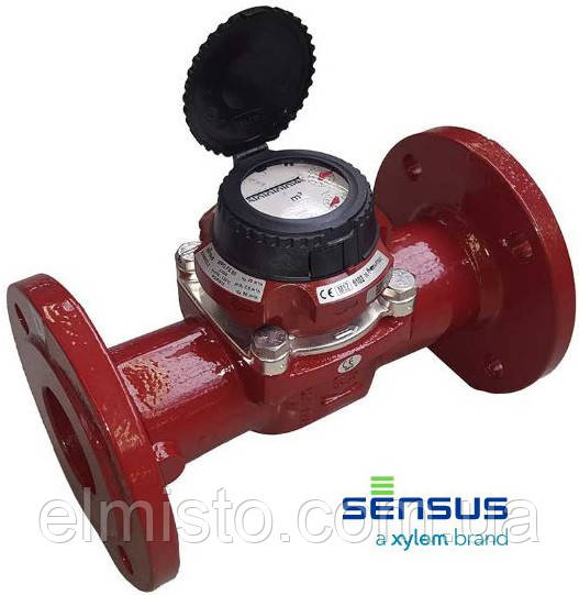 Водозчики SENSUS WPD FS 100/150° промислові Qn 60 на гарячу воду з імпульсним виходом (Словакція), фото 1