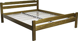 Двоспальне ліжко з натурального дерева "Ніка-2"