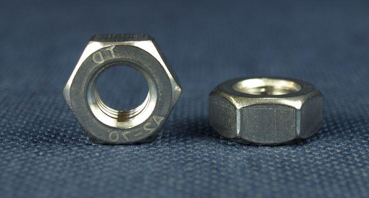 Гайка М2,5 ГОСТ 5915-70 из нержавейки А2, 20Х13