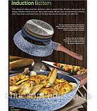 Набір сковорідок 3 шт. із мармурово-гранітним покриттям, фото 2