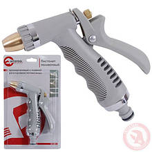 Пістолет-розпилювач для поливання хромований із плавним регулюванням потоку води
