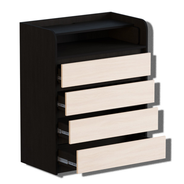 Комод пеленальний Мікс ТЕЛЕСКОПИ венге комбі 80х45х101.