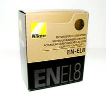 Акумулятор EN-EL8 для NIKON COOLPIX P1, P2, S1, S2, S3, S5, S6, S7, S7C, S8, S9, S50, S50C, S51 S51C S52 S52C