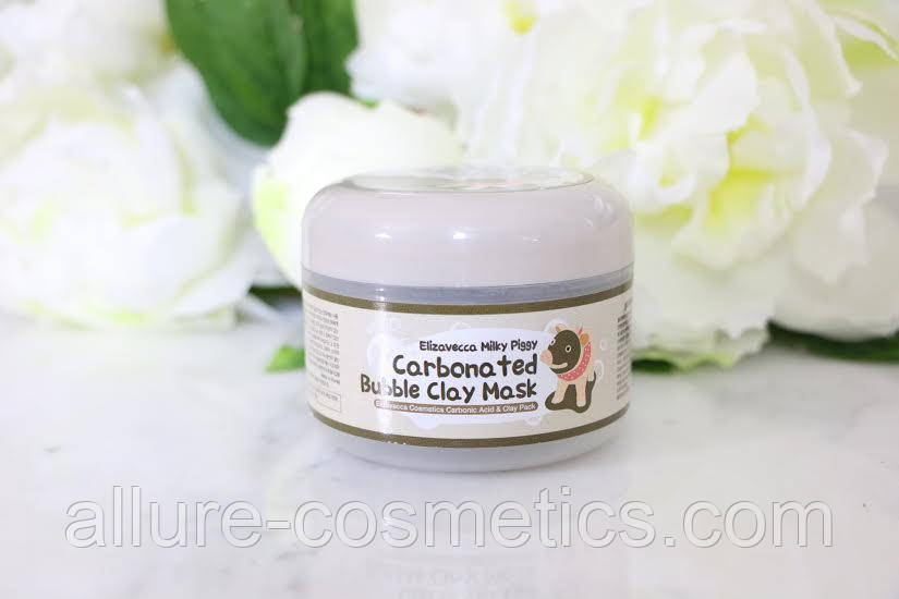 Маска для обличчя глиняно-бульбашкова Elizavecca Face Care Milky Piggy Carbonated Bubble Clay Mask