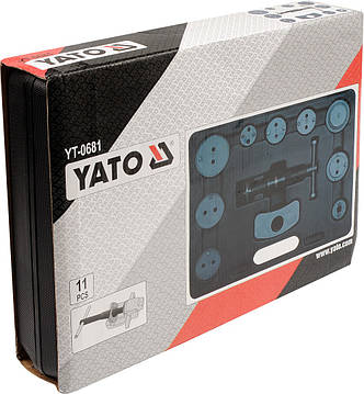 Набір ручних сепараторів для гальмівних затискачів YATO YT-0681 (11 предметів), фото 3