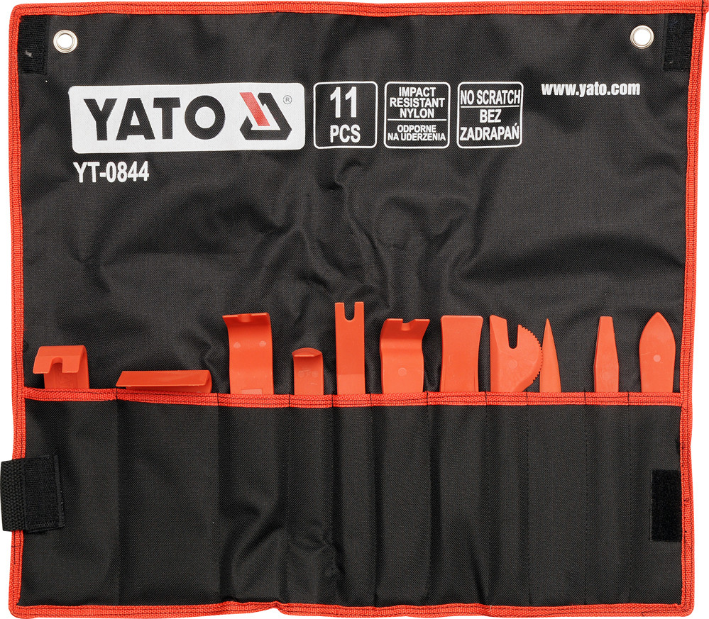 Набор съемников для обивки салона YATO YT-0844 (11 предметов) - фото 1 - id-p683262328