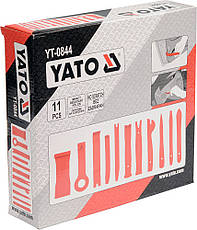 Набір знімачів для оббивки салону YATO YT-0844 (11 предметів), фото 4
