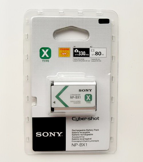 Акумулятор NP-BX1 для фотоапаратів Sony Cyber-shot DSC-RX1, DSC-RX100, DSC-HX300, DSC-WX300