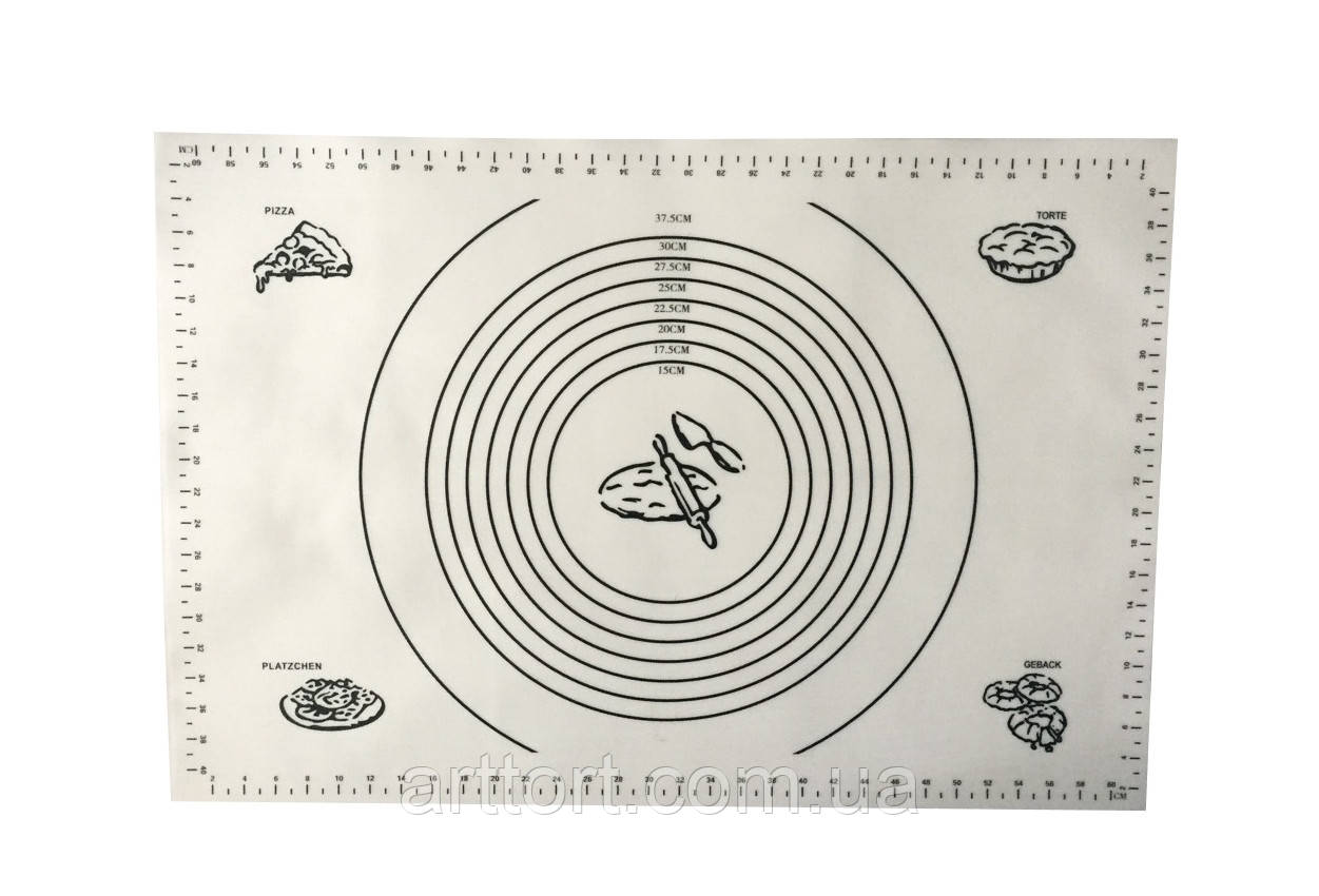 Силіконовий килимок 61*41 см великий