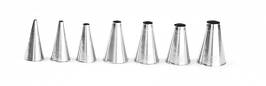 Насадки для кондитерських мішків, форма проста, комплект 7 шт