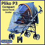 Спеціальна Коляска для Реабілітації дітей із ДЦП Peg Perego Pliko P3 Compact Special Stroller max 105 cm, фото 3