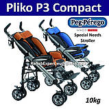 Спеціальна Коляска для Реабілітації дітей із ДЦП Peg Perego Pliko P3 Compact Special Stroller max 105 cm, фото 2