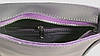 42 Натуральна шкіра, Сумка крос-боді жіноча, баклажан матовий (фіолетова, лілова), фото 7