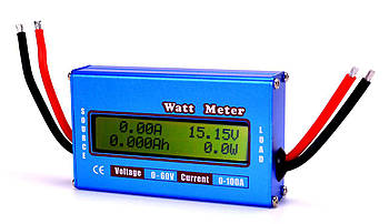 Професійний високоточний RC Ватметр - Вольтметр - Амперметр постійного струму 0-60В 100А
