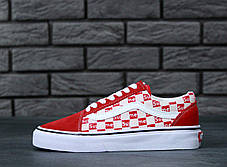 Чоловічі кеди Supreme x Vans Old Skool rad. ТОП Репліка ААА класу., фото 2