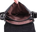 Чоловіча шкіряна сумка MESS8140 чорна, фото 8