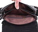 Чоловіча шкіряна сумка MESS8140 чорна, фото 9