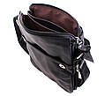 Чоловіча шкіряна сумка MESS8140 чорна, фото 10