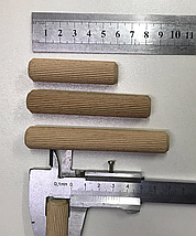 Шкант дерев'яний 16х60 мм Бук із насічкою, фото 3