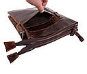 Чоловіча шкіряна сумка BB1010 коричнева, фото 6
