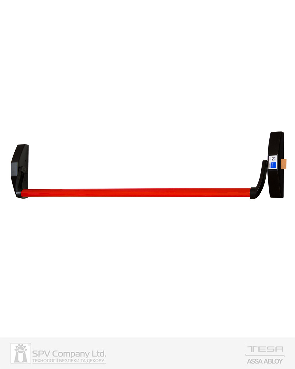 Замок TESA для евакуаційного виходу 1910908 NR N: black (RAL 9005)/R: red (RAL 3000) 1 Locking 900мм 8мм