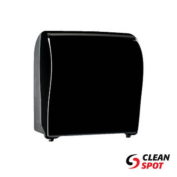 Диспенсер для паперових рушників в рулонах який відрізує відриви Unique 352 чорний