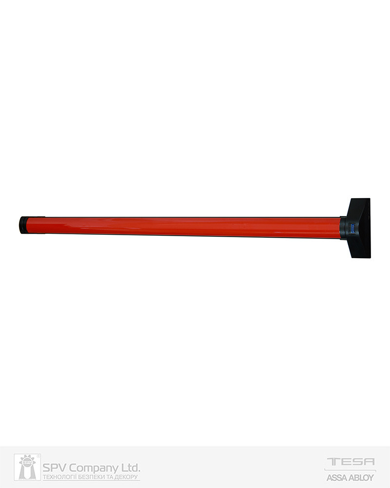 Ручка TESA для евакуаційного виходу врізний QUICK1E209 NR N: black (RAL 9005)/R: red (RAL 3000) 1200мм 9мм