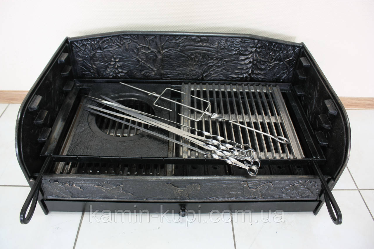 Мангал чавунний "Лес" 855 мм, фото 1