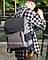 Міський рюкзак MOYYI Fashion BackPack 82 Black/Grey, фото 2