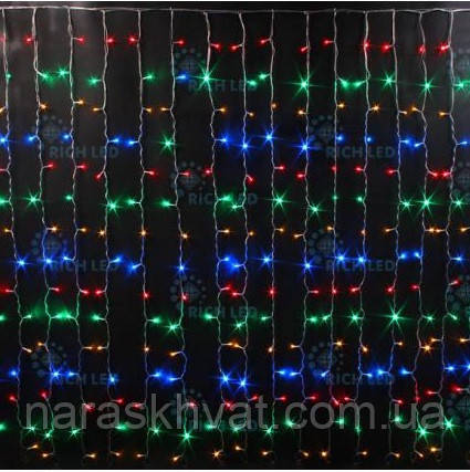 Гірлянда Штора Led 360 мульти