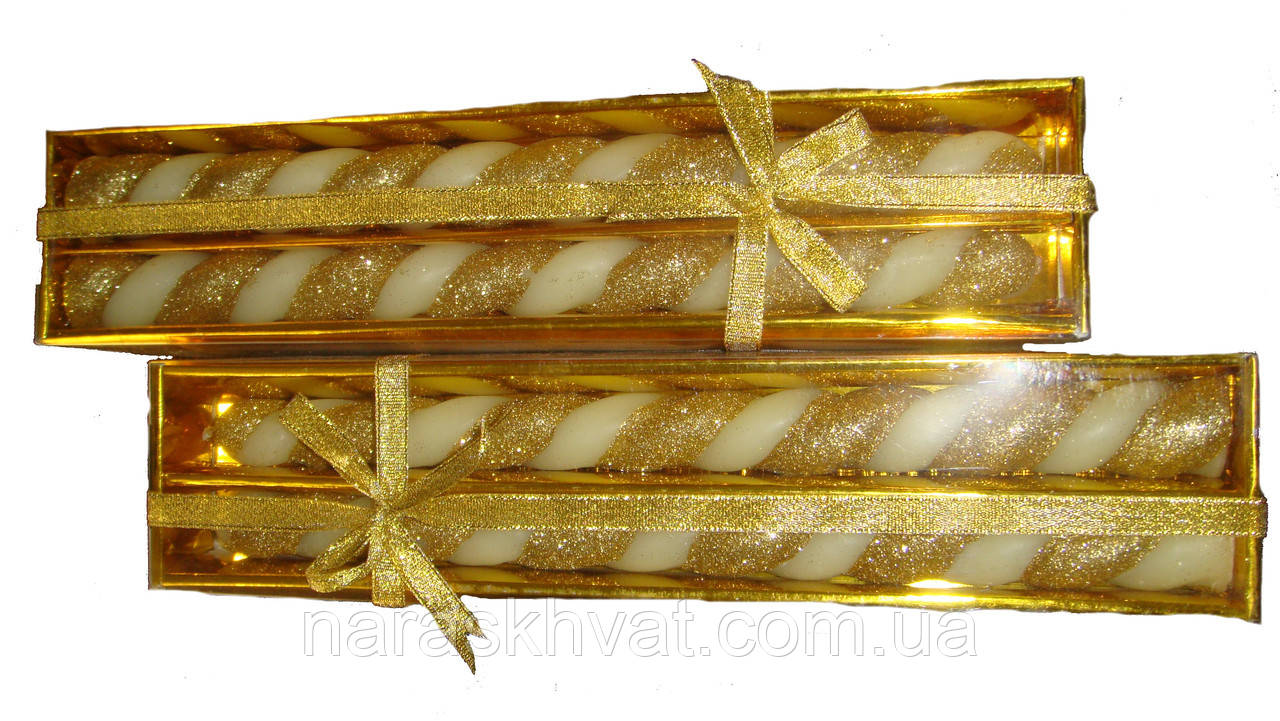 Свеча праздничная "Косичка" 30 см, набор 2 шт. - купить по лучшей цене ...