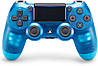 Джойстик PS4 V2 Dualshock 4 Controller Blue Crystal (Оригінал), фото 4