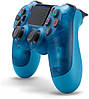 Джойстик PS4 V2 Dualshock 4 Controller Blue Crystal (Оригінал), фото 6