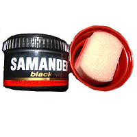Крем для взуття "Samander" банка з губкою