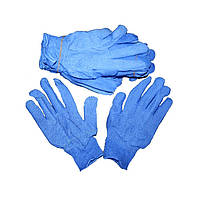 Рукавички робочі Капрон блакитні