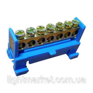 Купить Клемма нулевая на дин рейку 7отв ST 222, цена 23.30 ₴ — Prom.ua ...