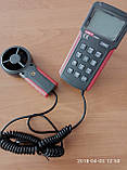 Анемометр UNI-T UT361, діапазон 1,00-30,00 м/с; 0-40ºC; 0-999900m3/min, пам'ять 2044, фото 5