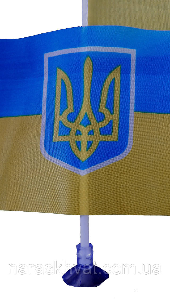 Флажок Украины на липучке 20*15 см - фото 7 - id-p87966532
