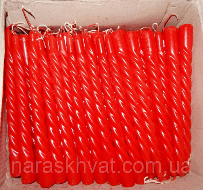 Свічка декоративна кручена 25 см