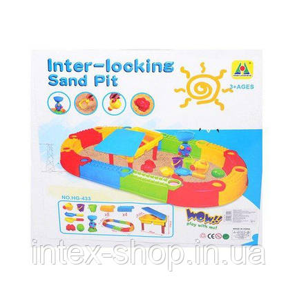 Розбірна пісочниця з іграшками Bambi M 2156 , фото 1