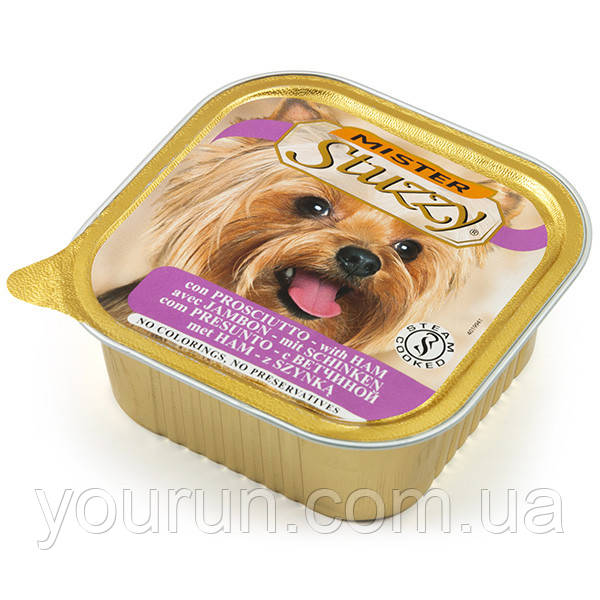 MISTER STUZZY Dog Ham МИСТЕР ШТУЗИ ВЕТЧИНА корм для собак, паштет, 150г