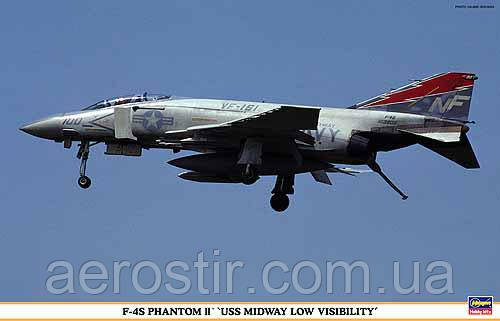 F-4S PHANTOM II USS MIDWAY LOW VISIBILITY 1/48 HASEGAWA 09807